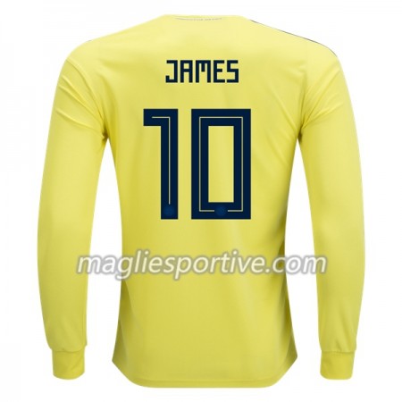 Completo Calcio Colombia James 10 Divisa Prima Mondiali 2018 ML